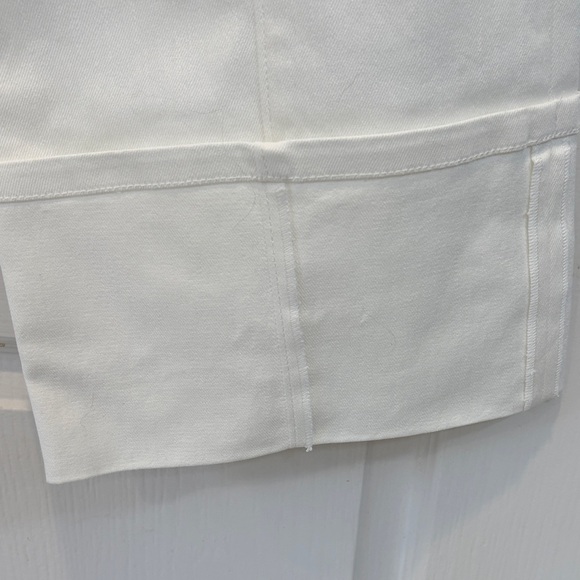 NWT Cinq à Sept White Wide-Leg Jeans - Picture 4 of 12